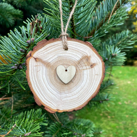 Handmade Wooden Heart Decoration