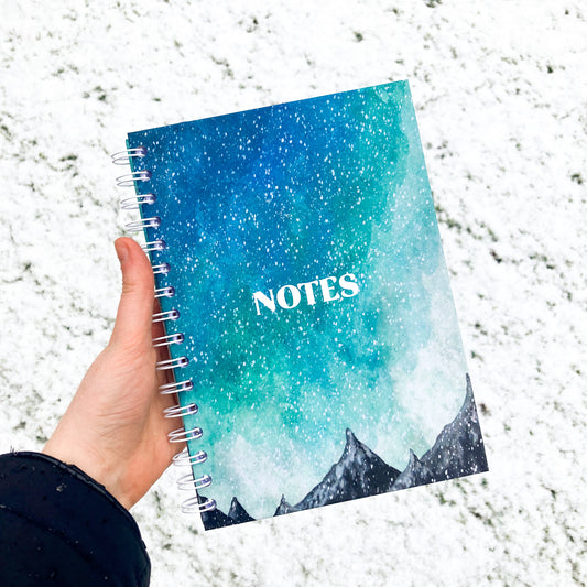 Northern Lights Hardcover Notebook